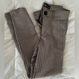 Plaid leggings